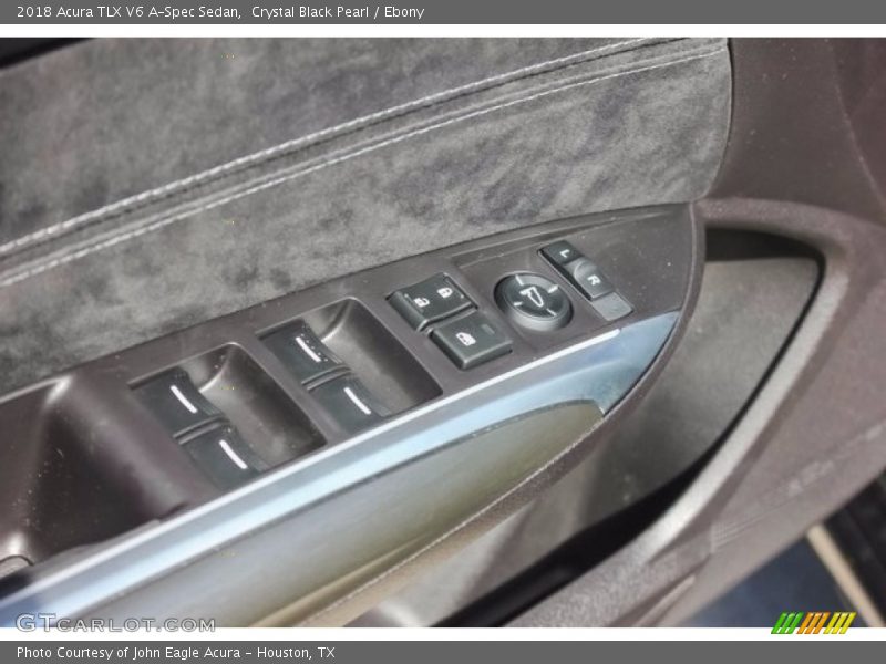 Crystal Black Pearl / Ebony 2018 Acura TLX V6 A-Spec Sedan