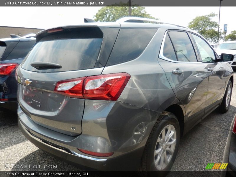 Satin Steel Metallic / Jet Black 2018 Chevrolet Equinox LT