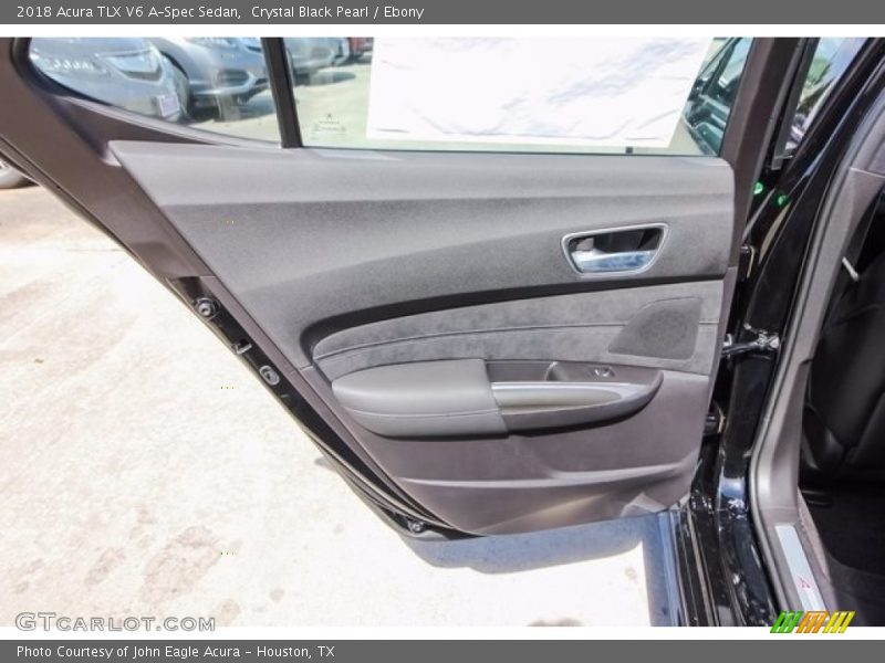 Crystal Black Pearl / Ebony 2018 Acura TLX V6 A-Spec Sedan