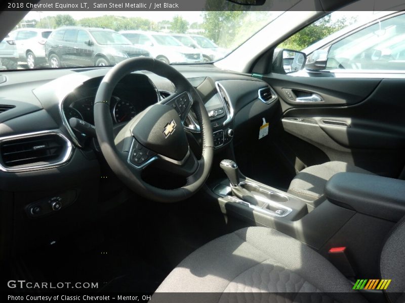 Satin Steel Metallic / Jet Black 2018 Chevrolet Equinox LT