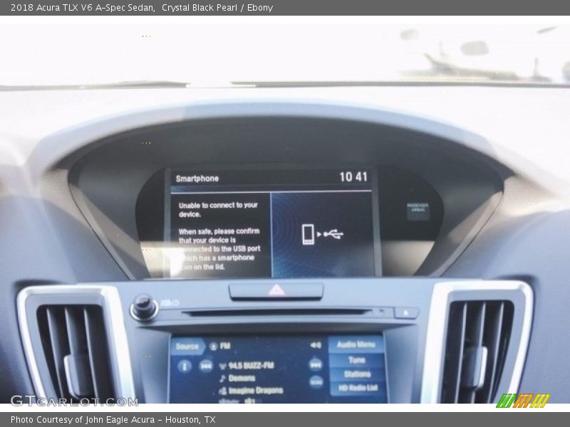 Crystal Black Pearl / Ebony 2018 Acura TLX V6 A-Spec Sedan