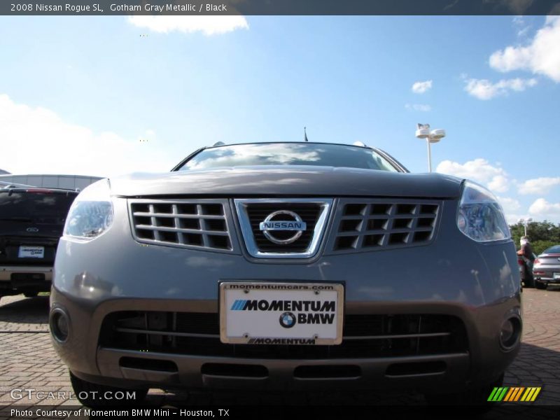 Gotham Gray Metallic / Black 2008 Nissan Rogue SL