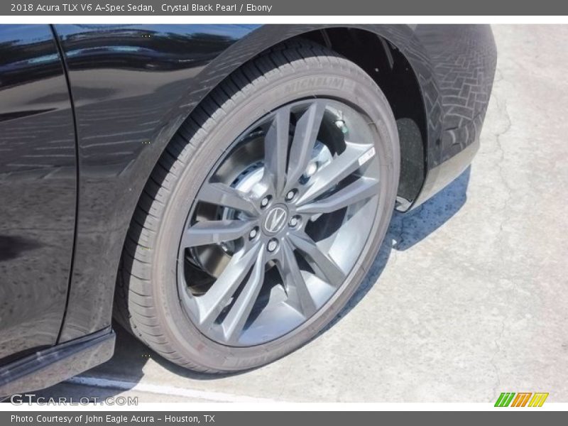 Crystal Black Pearl / Ebony 2018 Acura TLX V6 A-Spec Sedan