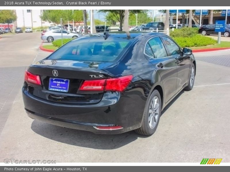 Crystal Black Pearl / Ebony 2018 Acura TLX Technology Sedan