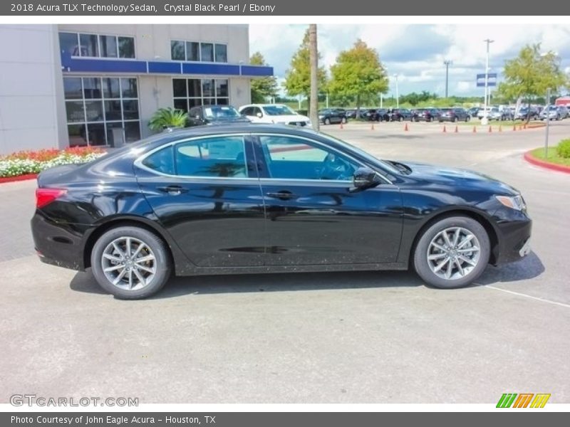 Crystal Black Pearl / Ebony 2018 Acura TLX Technology Sedan