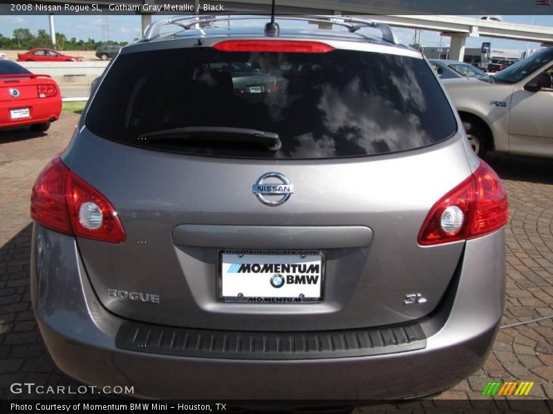 Gotham Gray Metallic / Black 2008 Nissan Rogue SL