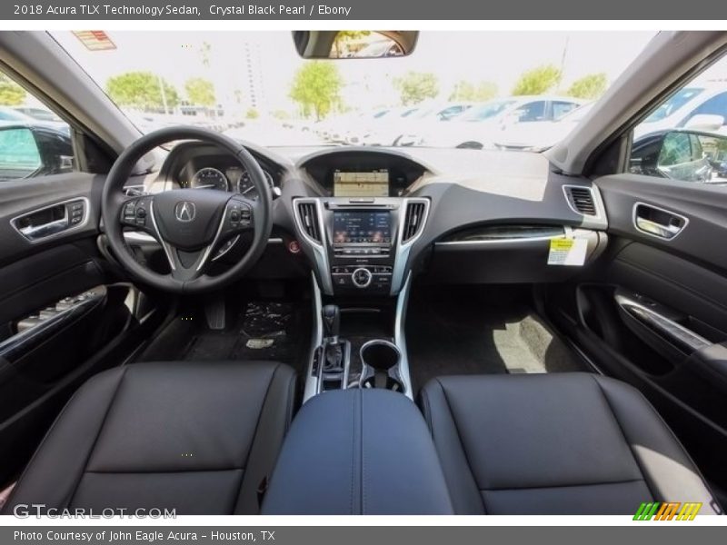 Crystal Black Pearl / Ebony 2018 Acura TLX Technology Sedan