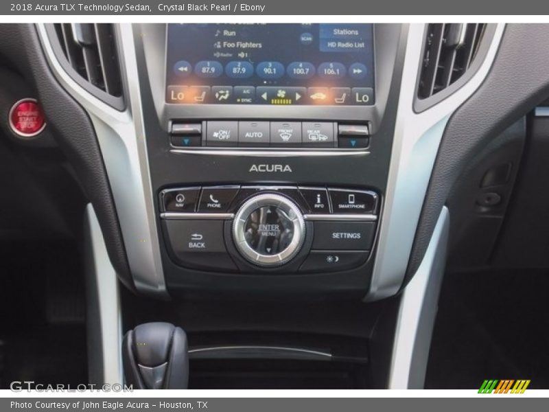 Crystal Black Pearl / Ebony 2018 Acura TLX Technology Sedan