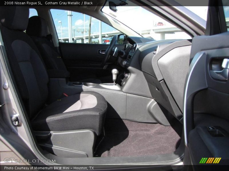 Gotham Gray Metallic / Black 2008 Nissan Rogue SL