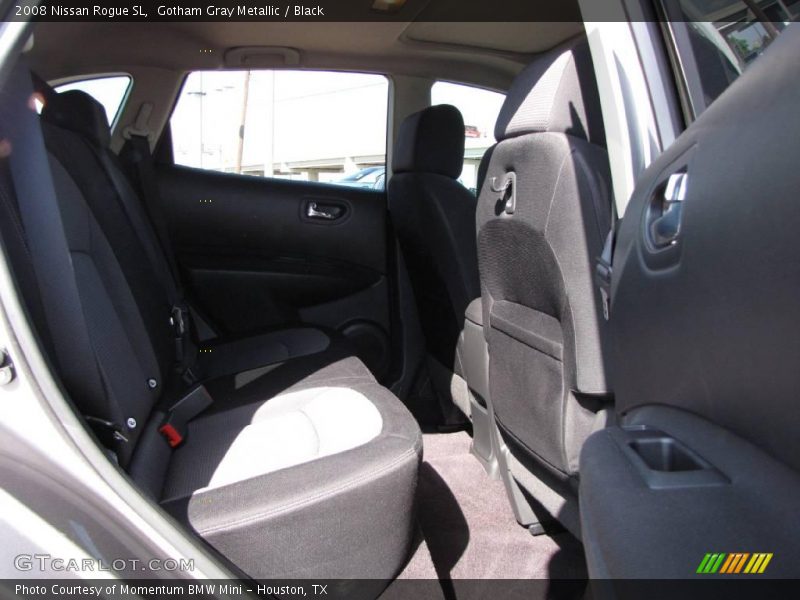 Gotham Gray Metallic / Black 2008 Nissan Rogue SL