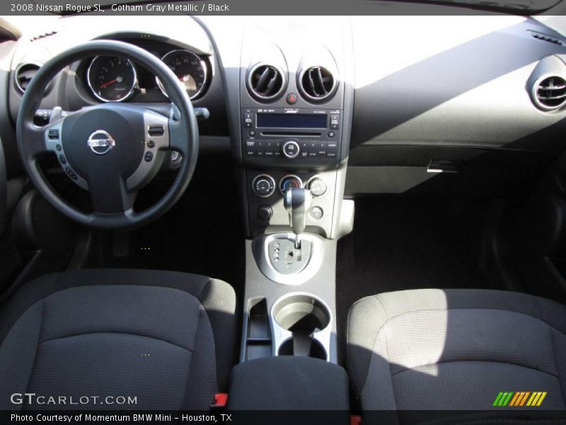 Gotham Gray Metallic / Black 2008 Nissan Rogue SL