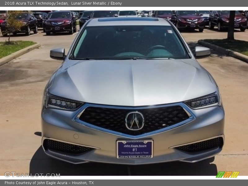 Lunar Silver Metallic / Ebony 2018 Acura TLX Technology Sedan