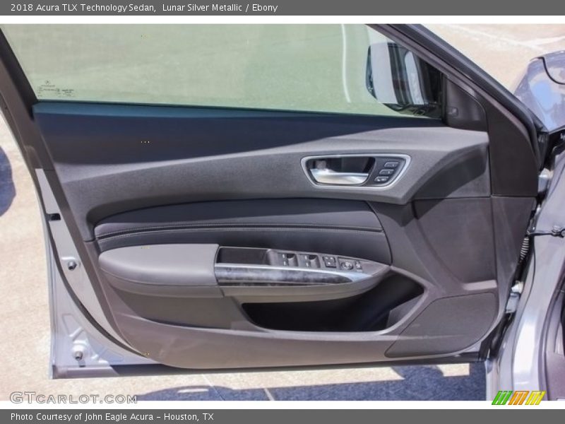Lunar Silver Metallic / Ebony 2018 Acura TLX Technology Sedan