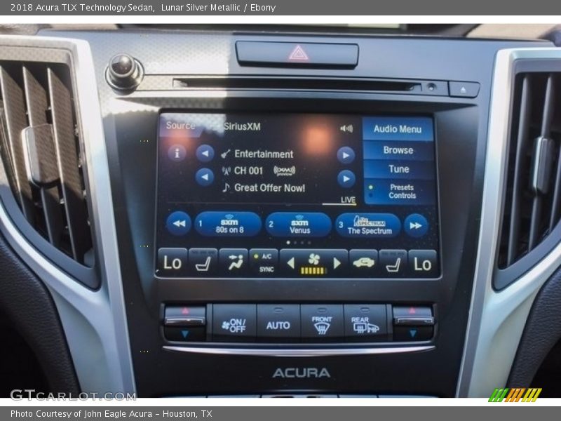 Lunar Silver Metallic / Ebony 2018 Acura TLX Technology Sedan