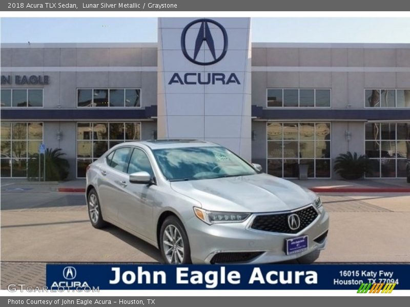 Lunar Silver Metallic / Graystone 2018 Acura TLX Sedan