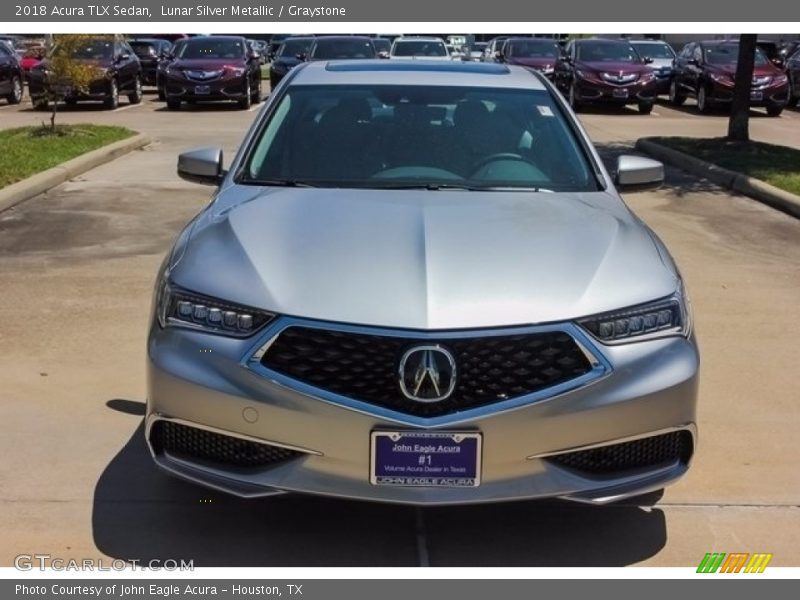 Lunar Silver Metallic / Graystone 2018 Acura TLX Sedan