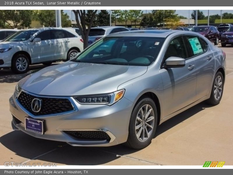 Lunar Silver Metallic / Graystone 2018 Acura TLX Sedan