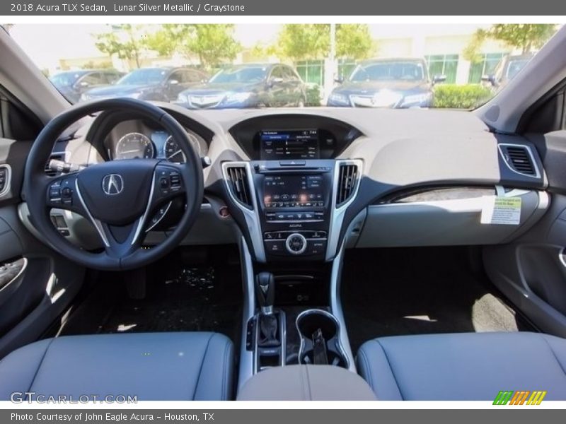 Lunar Silver Metallic / Graystone 2018 Acura TLX Sedan