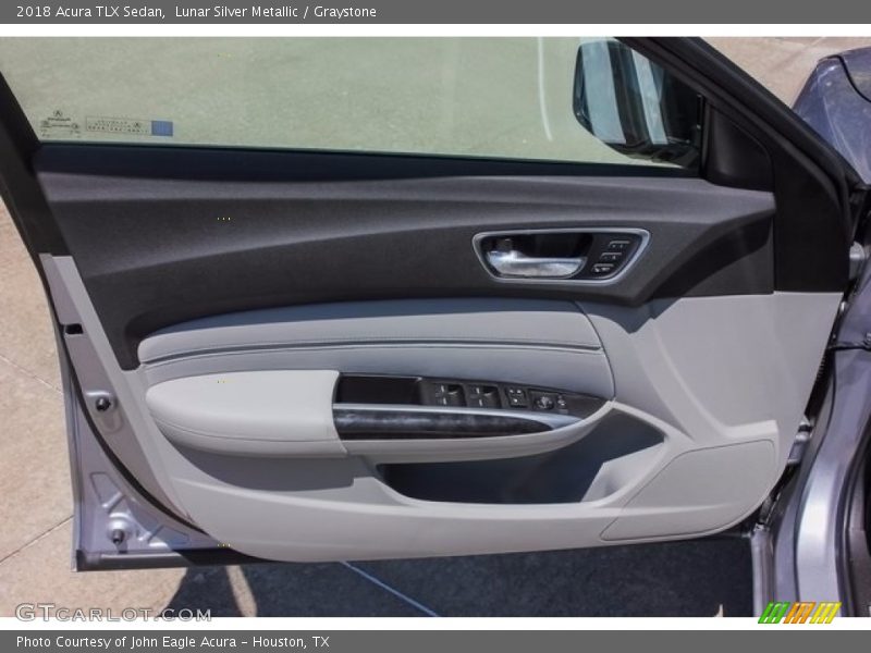 Lunar Silver Metallic / Graystone 2018 Acura TLX Sedan