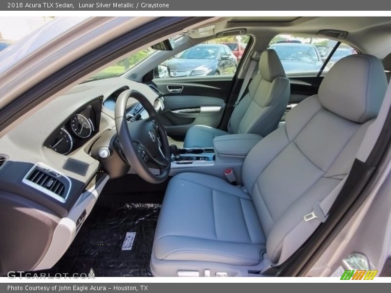 Lunar Silver Metallic / Graystone 2018 Acura TLX Sedan