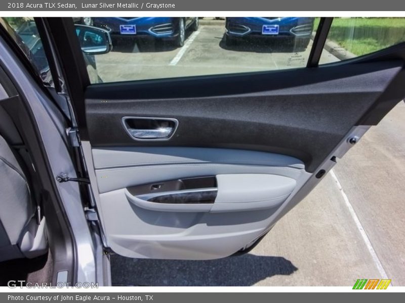 Lunar Silver Metallic / Graystone 2018 Acura TLX Sedan