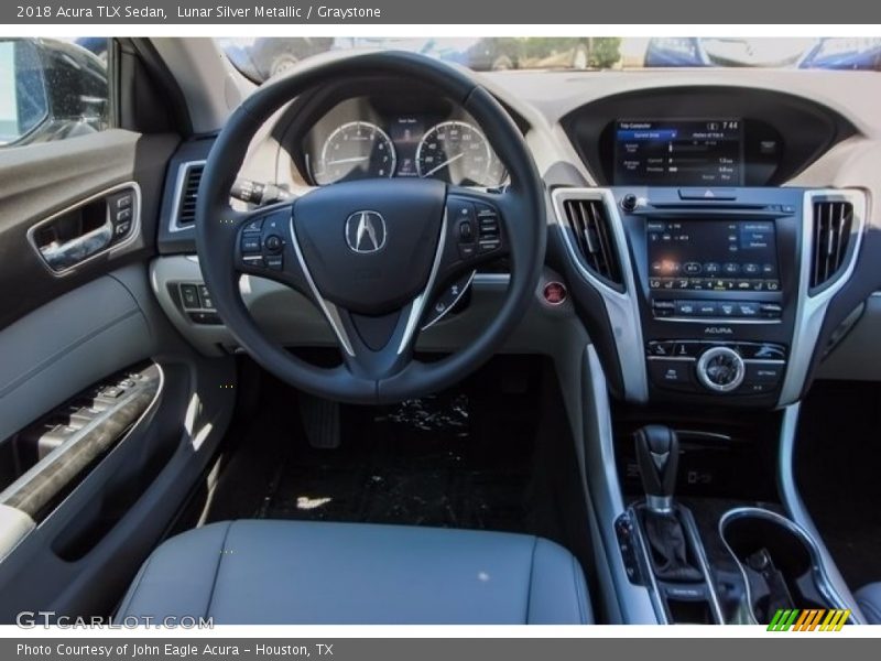 Lunar Silver Metallic / Graystone 2018 Acura TLX Sedan