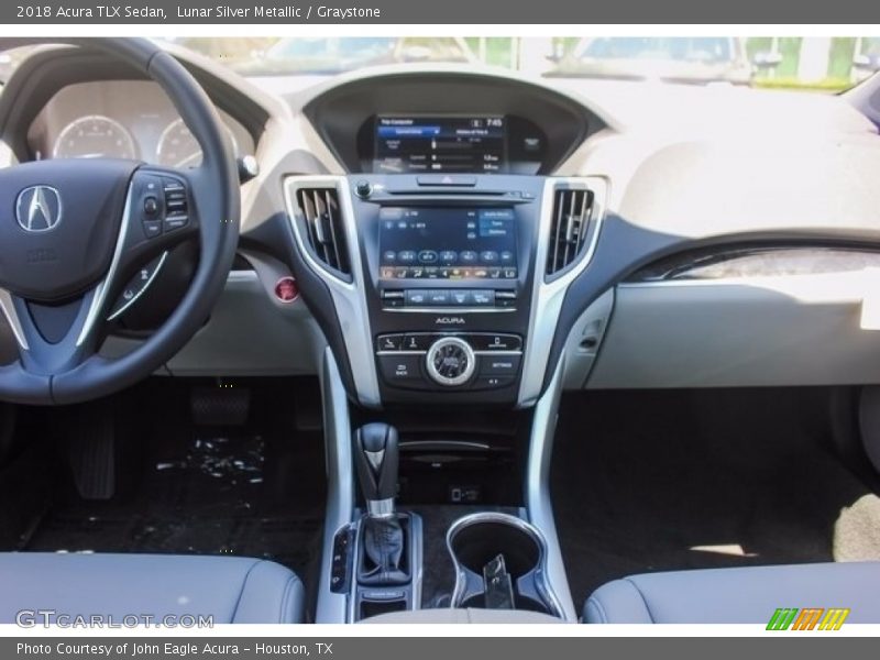 Lunar Silver Metallic / Graystone 2018 Acura TLX Sedan