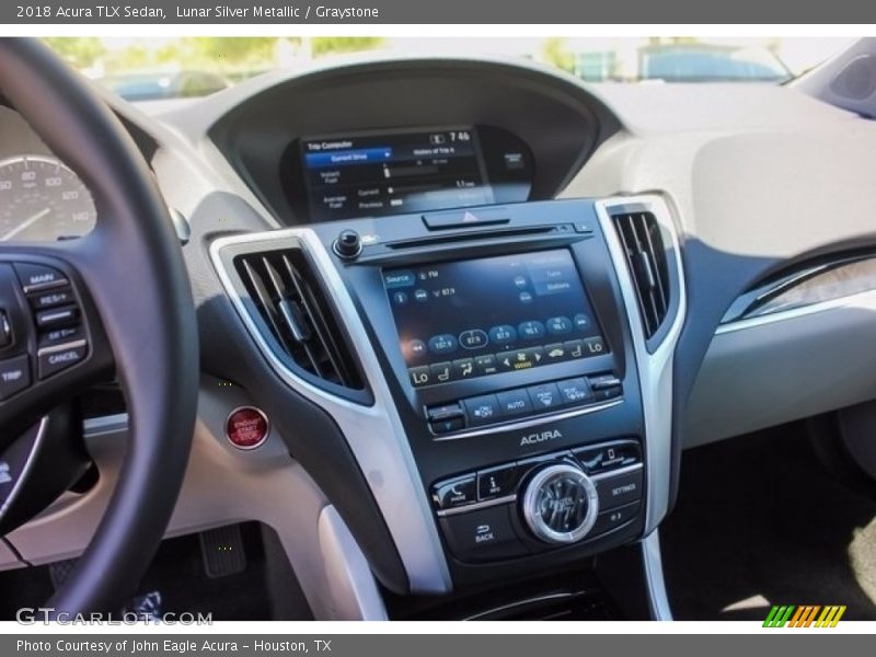 Lunar Silver Metallic / Graystone 2018 Acura TLX Sedan