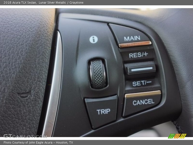 Lunar Silver Metallic / Graystone 2018 Acura TLX Sedan