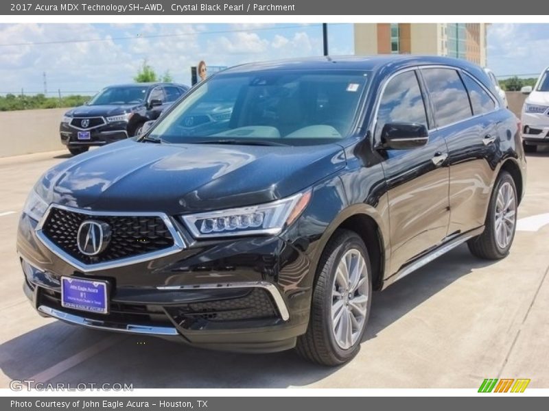 Crystal Black Pearl / Parchment 2017 Acura MDX Technology SH-AWD