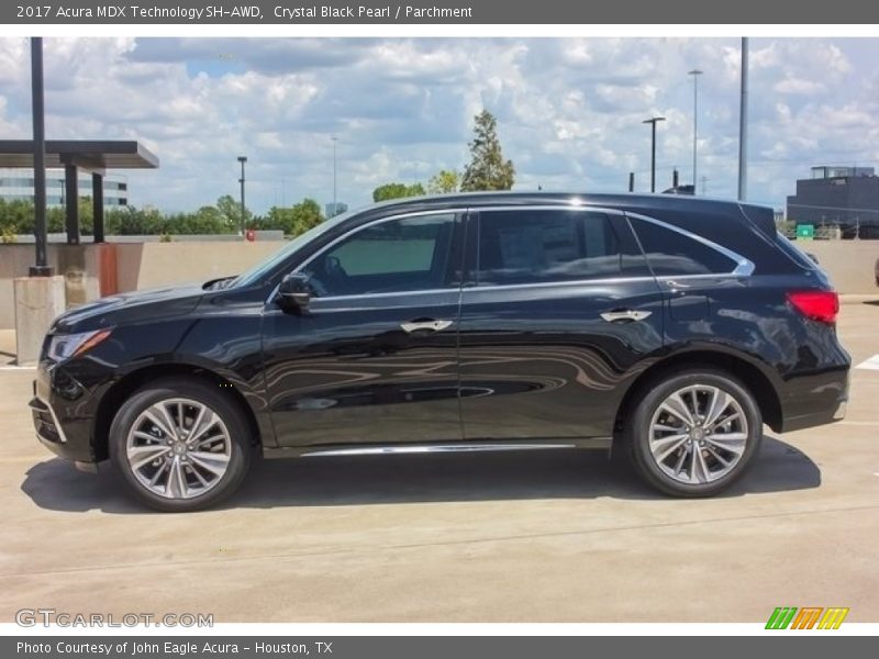 Crystal Black Pearl / Parchment 2017 Acura MDX Technology SH-AWD