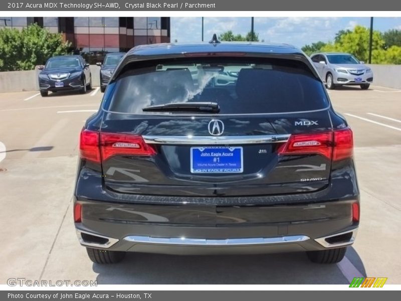 Crystal Black Pearl / Parchment 2017 Acura MDX Technology SH-AWD