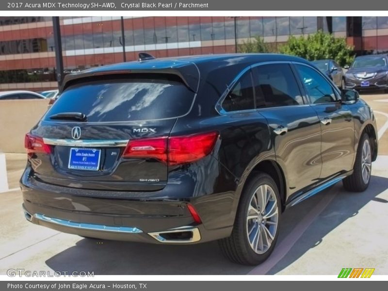 Crystal Black Pearl / Parchment 2017 Acura MDX Technology SH-AWD
