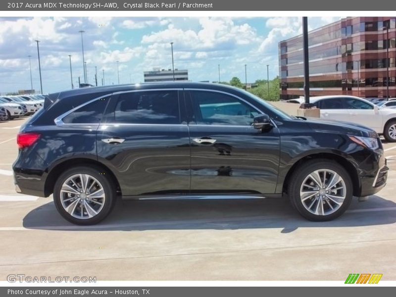 Crystal Black Pearl / Parchment 2017 Acura MDX Technology SH-AWD