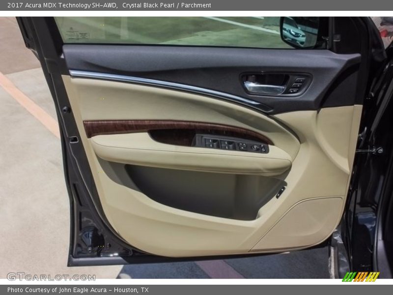 Crystal Black Pearl / Parchment 2017 Acura MDX Technology SH-AWD
