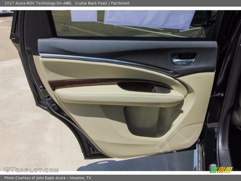 Crystal Black Pearl / Parchment 2017 Acura MDX Technology SH-AWD