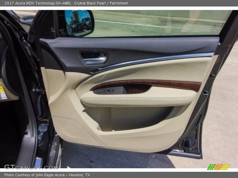Crystal Black Pearl / Parchment 2017 Acura MDX Technology SH-AWD