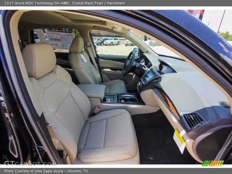 Crystal Black Pearl / Parchment 2017 Acura MDX Technology SH-AWD