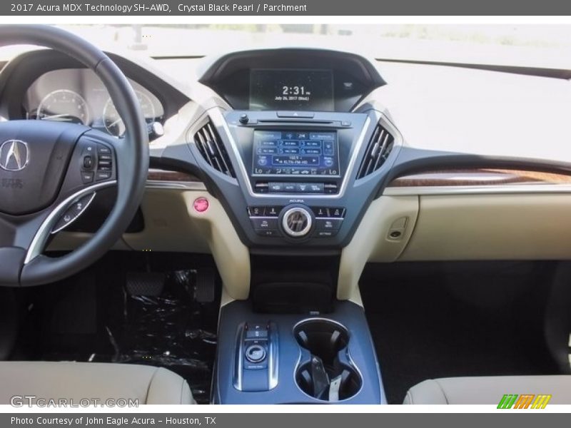Crystal Black Pearl / Parchment 2017 Acura MDX Technology SH-AWD