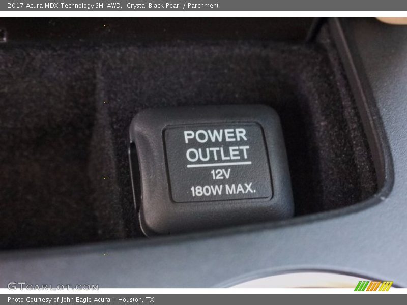 Crystal Black Pearl / Parchment 2017 Acura MDX Technology SH-AWD