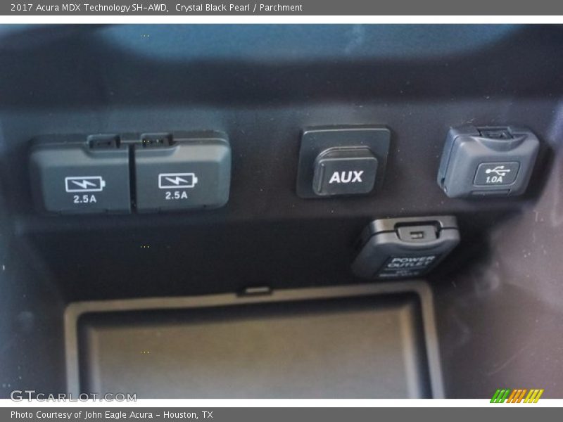 Crystal Black Pearl / Parchment 2017 Acura MDX Technology SH-AWD