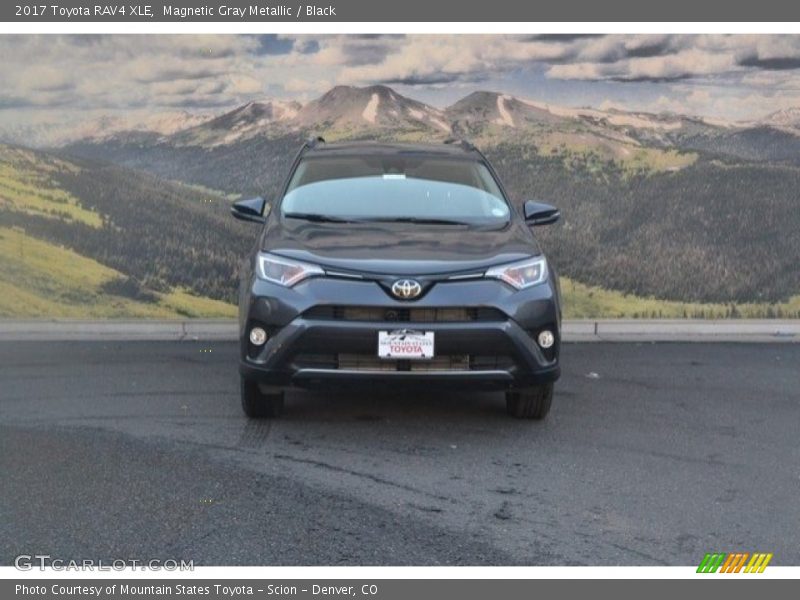 Magnetic Gray Metallic / Black 2017 Toyota RAV4 XLE
