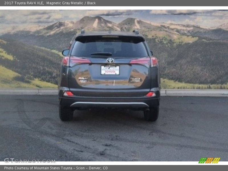 Magnetic Gray Metallic / Black 2017 Toyota RAV4 XLE