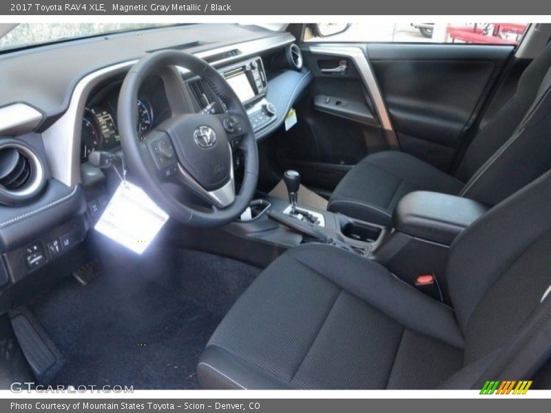 Magnetic Gray Metallic / Black 2017 Toyota RAV4 XLE