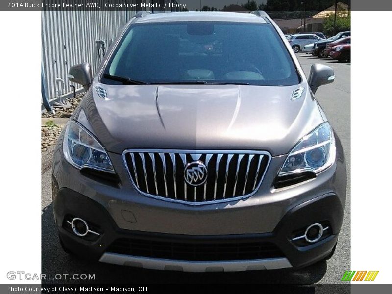 Cocoa Silver Metallic / Ebony 2014 Buick Encore Leather AWD