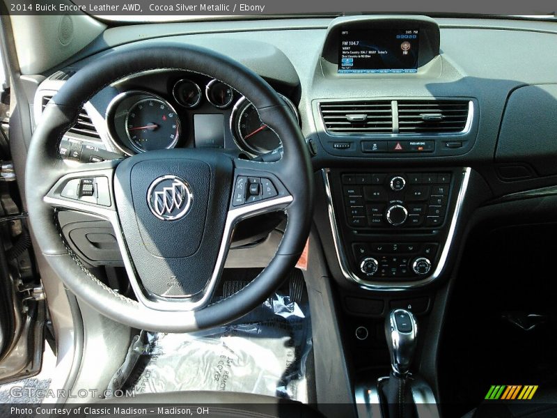 Cocoa Silver Metallic / Ebony 2014 Buick Encore Leather AWD