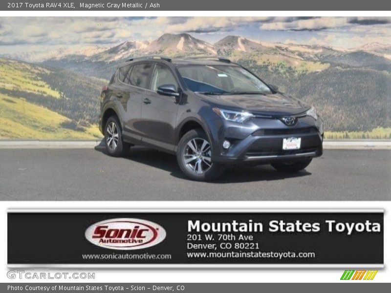 Magnetic Gray Metallic / Ash 2017 Toyota RAV4 XLE