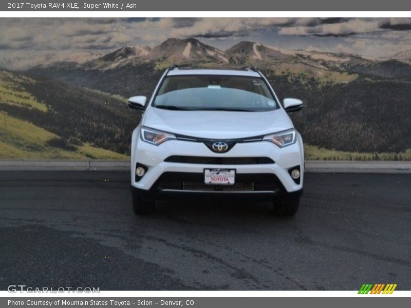 Super White / Ash 2017 Toyota RAV4 XLE