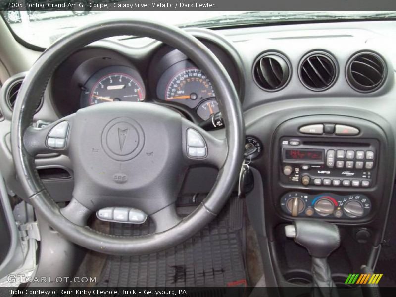 Galaxy Silver Metallic / Dark Pewter 2005 Pontiac Grand Am GT Coupe