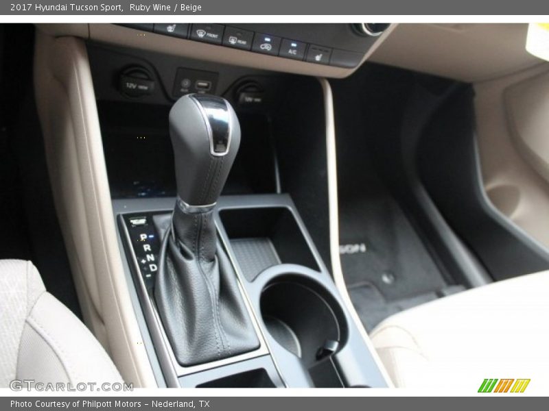 Ruby Wine / Beige 2017 Hyundai Tucson Sport